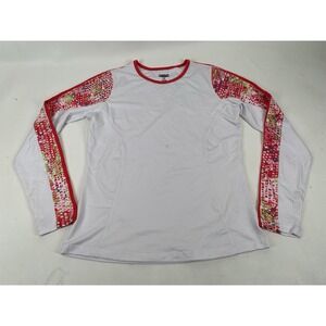 Bolle High Performance Long Sleeve Crew Neck Athletic‎ Womens Top White